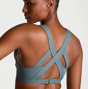 Women's Cross-Back Sports Bra - Blue